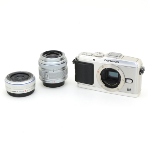 OLYMPUS PEN E-P3ツインレンズキット (シルバー)