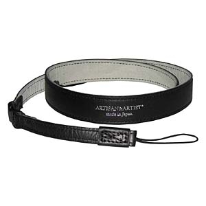 ARTISAN&ARTIST 特注レザーネックストラップ 黒ステッチ