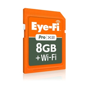 Eye-Fi Eye-Fi Pro X2 8GB 無線LAN内蔵 SD型メモリーカード(EFJ-PR-8G)