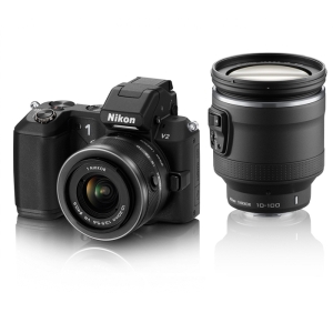 Nikon Nikon 1 V2 ハイパーダブルズームキット ブラック Nikon Nikon 1 V2 ハイパーダブルズームキット ブラック