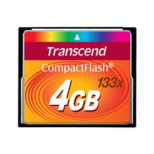 Transcend CFカード 4GB(133倍速) TS4GCF133