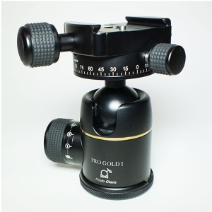 photoclam 34mm プレミアム ボールヘッド雲台 Pro Gold I Easy PQRS ブラック