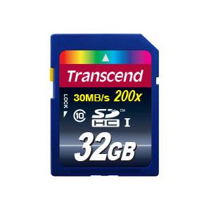 Transcend SDHCカード32GB(class10) TS32GSDHC10