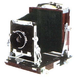 TACHIHARA ウッドビュー・フィルスタンド4X5 2段 本皮蛇腹 BR