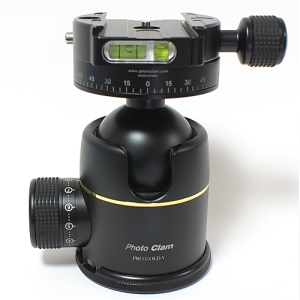 photoclam 50mm プレミアム ボールヘッド雲台 Pro Gold V Easy PQRS ブラック