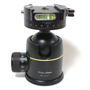 photoclam 50mm プレミアム ボールヘッド雲台 Pro Gold V Easy PQR ブラック