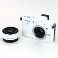 Nikon Nikon 1 V1 薄型レンズキット (ホワイト) Nikon Nikon 1 V1 薄型レンズキット (ホワイト)
