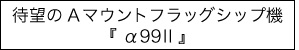 MAPCAMERA×Sony α99II メーカー担当者インタビュー Part 1