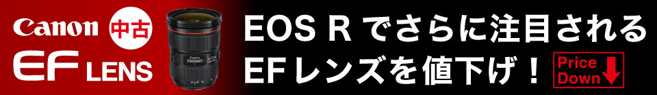 EFレンズ値下げしました