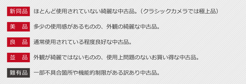 商品のコンディション