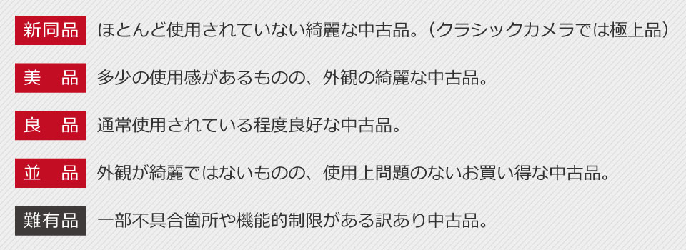 商品のコンディション