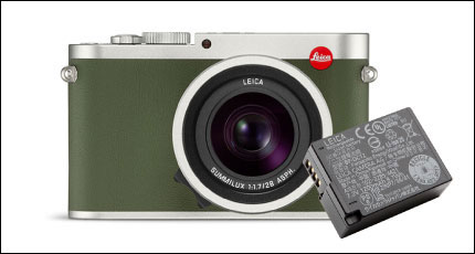 Leica Q khakiご購入で予備バッテリープレゼント！