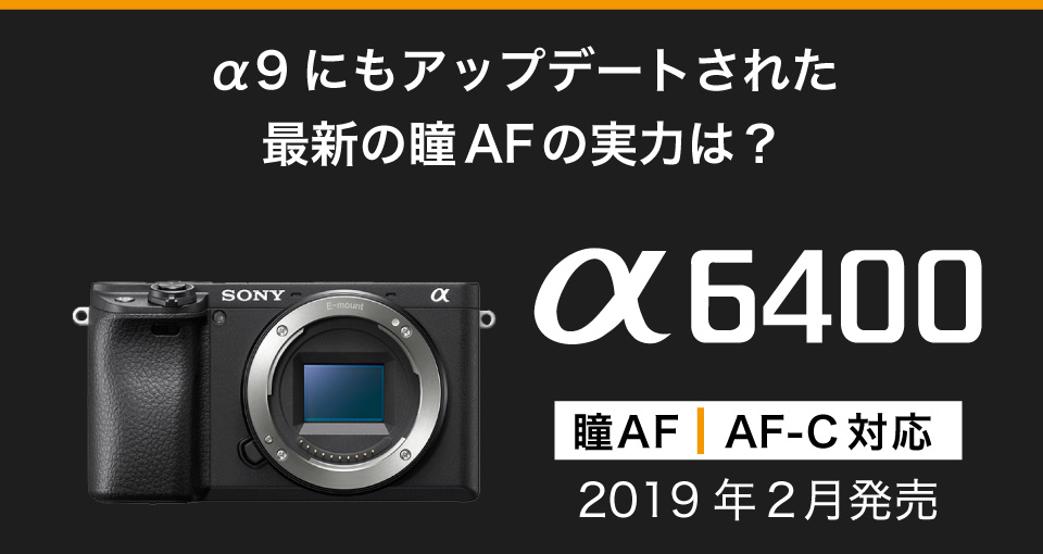 SONY α6400の実力は?