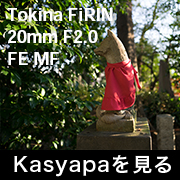 Tokina FiRIN 20mm F2.0 FE MF フォトプレビュー