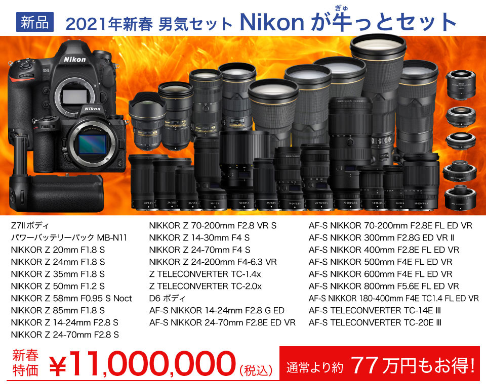 Nikonが牛っとセット