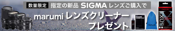 SIGMAクリーナープレゼント