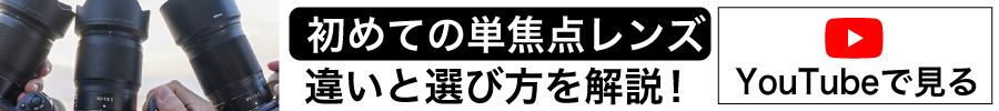初めての単焦点レンズ