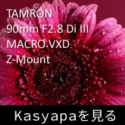 TAMRON 90mm F2.8 Di III MACRO VXD Z-Mount フォトプレビュー