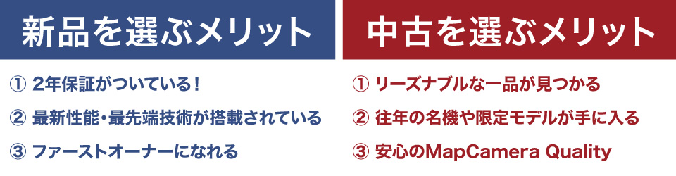 新品/中古を選ぶ理由