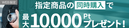 同時購入でポイントプレゼント