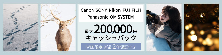 キャッシュバック実施中