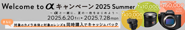 Welcome to α キャンペーン 2025 Summer