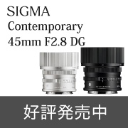 Sigma45mm発売