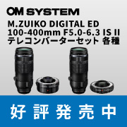 M.ZUIKO DIGITAL ED 100-400mm F5.0-6.3 IS II　テレコンバーターセット各種