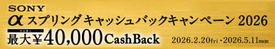 スプリングキャッシュバックキャンペーン