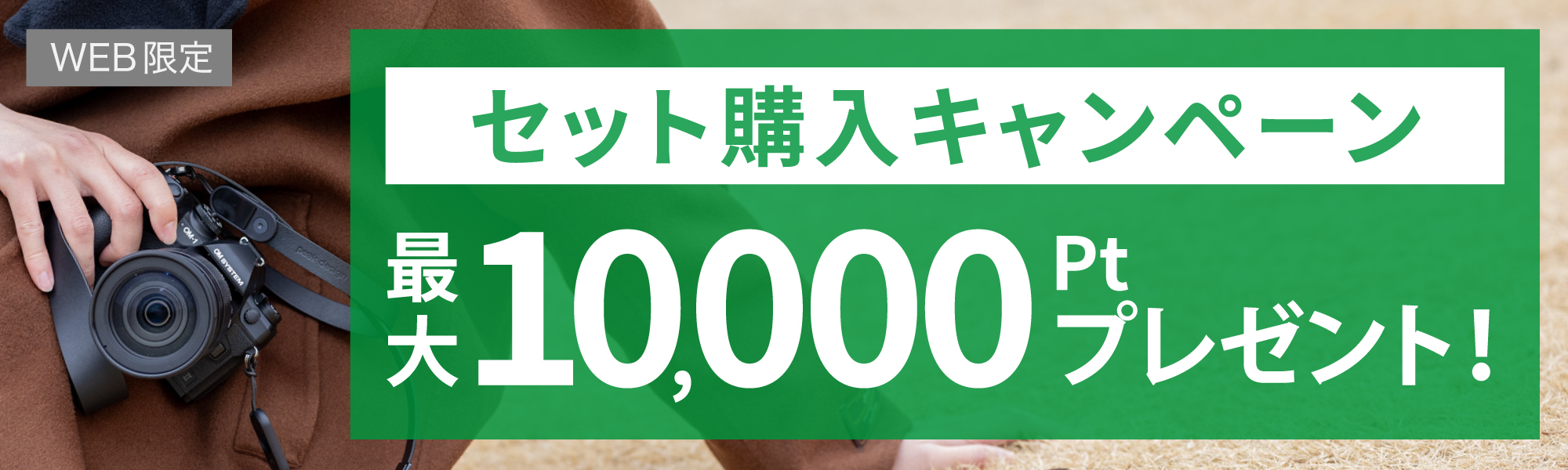 10000ポイントプレゼント