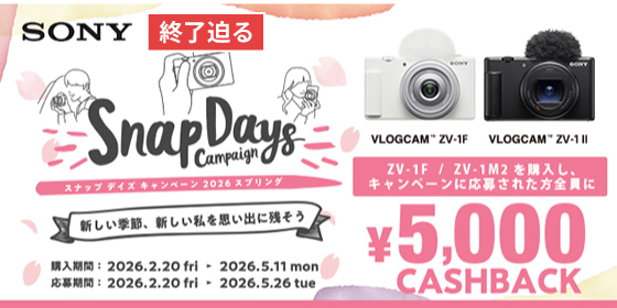 sonyキャッシュバックキャンペーン