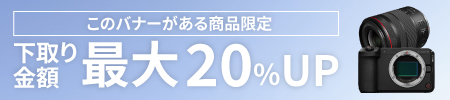 a7RVI下取り20%UP