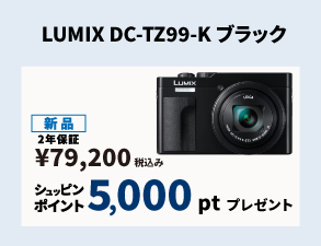 Panasonicポイントプレゼントキャンペーン   LUMIX DC-TZ99-K ブラック 