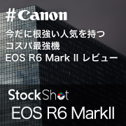 今だに根強い人気を持つコスパ最強機 EOS R6 Mark II レビュー