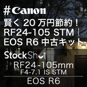 賢く20万円節約！RF24-105 STM｜EOS R6中古キット