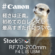 軽さは正義。初めての白レンズが最高すぎた件について。