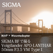 『 SIGMA BF 』で撮る『 Voigtlander APO-LANTHAR 50mm F3.5 VM Type I 』