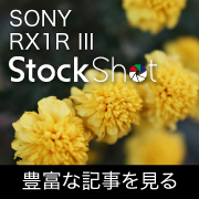 ソニーRX1R IIIストックショット