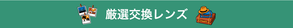 厳選交換レンズ