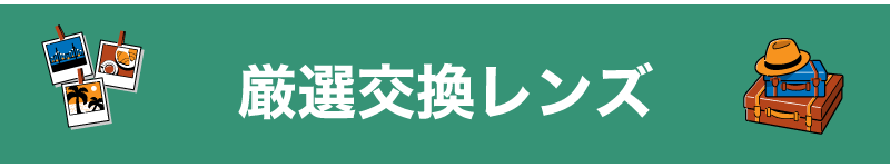 厳選交換レンズ