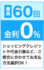 60回金利0%