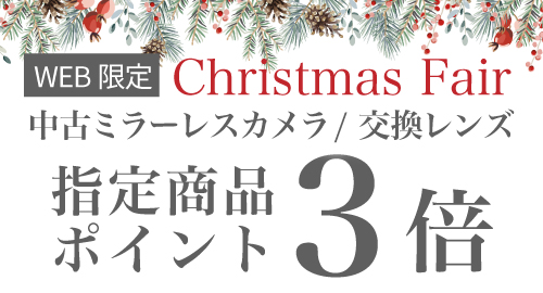 中古ミラーレスカメラ・ミラーレス用交換レンズ ポイント3倍