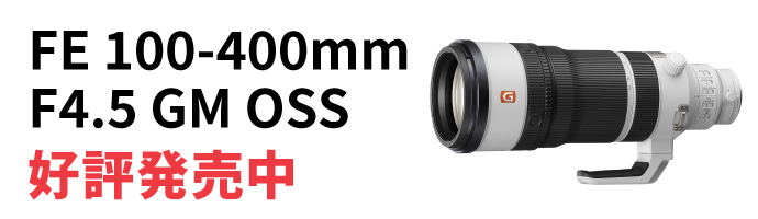 SONY FE 100-400mm F4.5 GM OSS