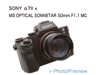 MS OPTICAL SONNETAR 50mm 1F1.1 MC