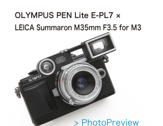 Summaron M35mm F3.5 for M3