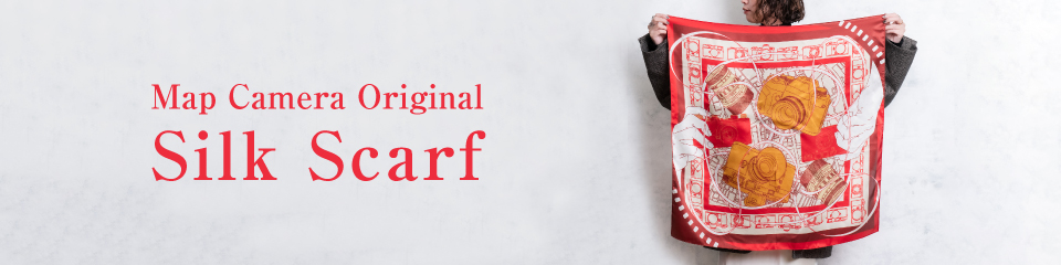マップカメラオリジナル シルクスカーフ