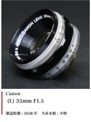 Canon (L) 35mmF1.5