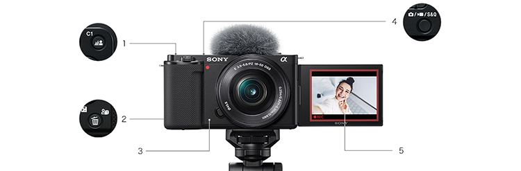 新品)SONY (ソニー) VLOGCAM ZV-E10L パワーズームレンズキット ブラック（商品ID：4548736128521）詳細ページ  デジタルカメラ、ミラーレスカメラ、交換レンズの総合サイト｜マップカメラ