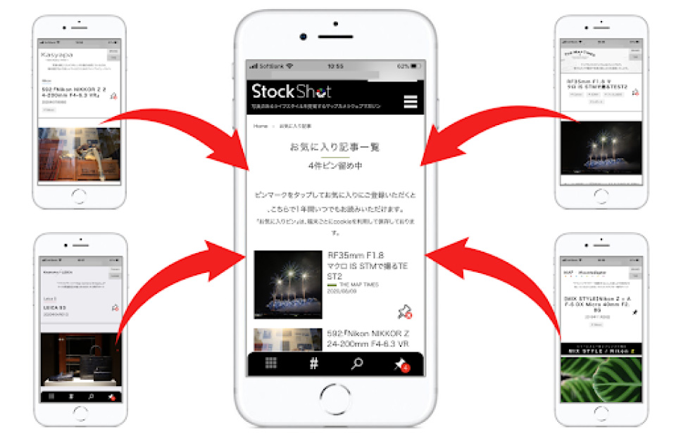 お気に入り記事はピン留め！