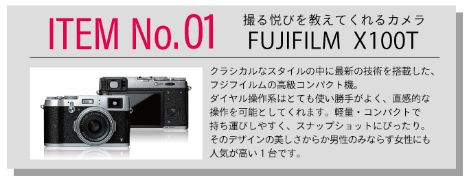 ITEM No.01 X100T